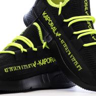 Baskets Noir/Jaune Homme Kaporal Dofino vue 7