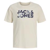 T-shirt Blanc Garçon Jack & Jones Corp Splashs