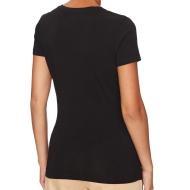 T-shirt Noir Femme Guess Mini Heart vue 2