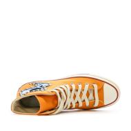Baskets Orange Mixte Converse Chuck 70 star vue 4