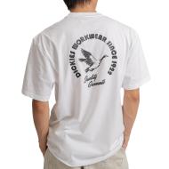 T-shirt Blanc Homme Dickies Goose vue 2