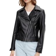 Veste Noire Femme Pieces Fioa pas cher