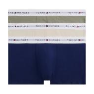 X3 Boxers Bleu/Écru Homme Tommy Hilfiger UM0UM02761 pas cher