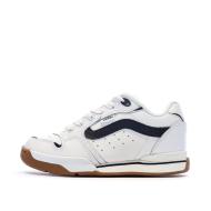 Baskets Blanc/Noir Homme Vans Old Skool Canvas Block B pas cher