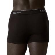 x3 Boxers Noirs/Rouges Homme Calvin Klein Relaxed Fit Trunk vue 3