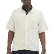 Chemise en Maille Écru Homme Jack & Jones Summer Pocket