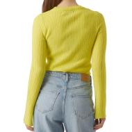 Pull Jaune Femme Vero Moda Britany vue 2