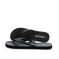 Schwarze Herren-Flip-Flops Superdry Core Essential Flip Flop