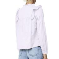 Blouse Ecru Femme Pieces Makenna vue 2