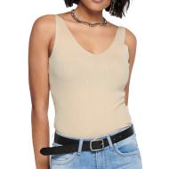 Débardeur en Maille Beige Femme JDY NANNA pas cher