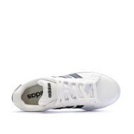 Baskets Blanc/Noir Adidas Grand Court 3.0 vue 4