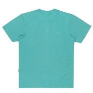 T-Shirt Turquoise Homme Quiksilver Slub roundneck vue 2
