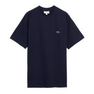 T-shirt Marine Homme Lacoste Klassiek pas cher