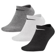 3x Paires de Chaussettes Noir/Gris/Blanc Homme Nike Everyday pas cher