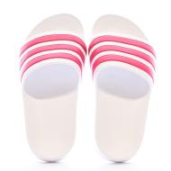 Claquettes Blanc/Rose Fille Adidas Adilette Aqua vue 3