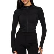 Veste de yoga Noire Femme Soul Studio Basic pas cher