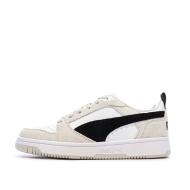 Baskets Blanches/Noires/Beige Mixte Puma Caven 2.0 pas cher