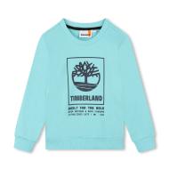 Sweat Turquoise Garçon Timberland T60075 pas cher
