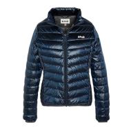 Schott Abrigo azul para mujer BAKERSHW barato