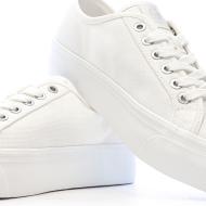 Baskets Blanches Femme Calvin Klein Jeans Vulc vue 7