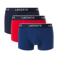 x3 Boxers Marines/Rouges Homme Lacoste 5H1300 vue 3