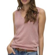 Débardeur Rose/Argenté Femme Vero Moda Mahogany