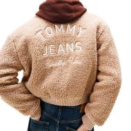 Veste Beige Femme Tommy Hilfiger Varsity vue 2