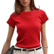 T-Shirt Rouge Femme Pepe jeans PL506037