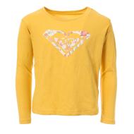 T-shirt Manches Longues Jaune Fille Roxy The One pas cher