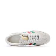 Baskets Grises/Vertes/Rouges Homme Adidas Samba vue 4