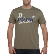 T-Shirt Taupe/Bleu Homme Petrol Industries Classic