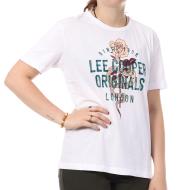 T-shirt Blanc Femme Lee Cooper Osira