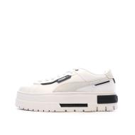 Baskets Blanches/Grises Femme Puma Mayze Crashed