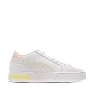 Baskets Blanche/Jaune Femme Puma Cali Star vue 2