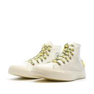 Baskets Écru Femme Converse Citron vue 6