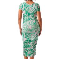 Mamalicious Swan Women's Green/White Dress Photo of the Espace des Marques %store% store - view of %key%