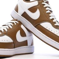 Baskets Marron/Blanches Femme Nike Court Vision Lo vue 7