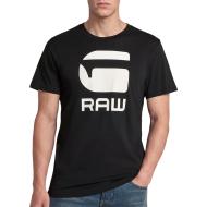 Camiseta negra para hombre G-Star RAW Logo00