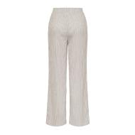 Pantalon Blanc/Marron Femme JDY Ocean vue 2