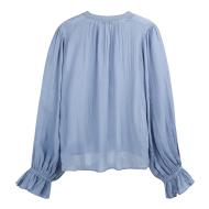 Blouse Fluide Bleu Femme Teddy Smith Swan vue 2