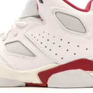Baskets Blanches/Rouges Garçon Nike Jordan Fltclb vue 7