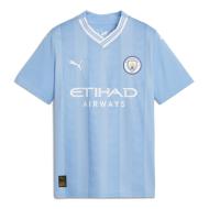 Manchester City Maillot Réplica Domicile Garçon Puma 23/24 pas cher