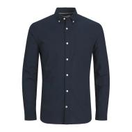 Chemise Manches longues Marine Homme Jack & Jones Oxford pas cher