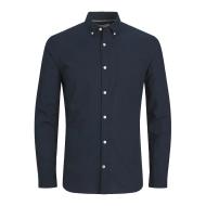 Chemise Manches longues Marine Homme  Jack & Jones Oxford pas cher