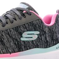 Baskets Grises Femme Skechers Flex Appeal 3.0 vue 7