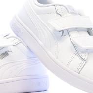 Baskets Blanc Mixte Puma Smash 3.0 vue 7