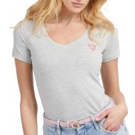 T-shirt Gris Femme Guess Mini Triangle G-W2YI45J1311-LMY