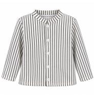 Chemise Beige/Gris Garçon P'tit Mome Enzo pas cher