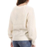 Pull Écru en maille Femme Vero Moda Sayla vue 2