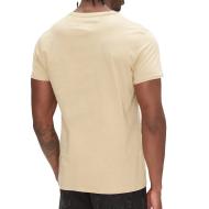 T-shirt Beige Homme Tommy Hilfiger Tjm Xslim vue 2